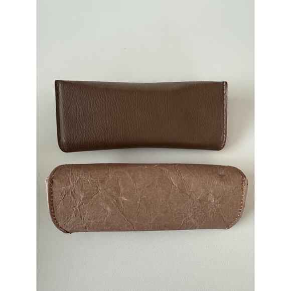 Vintage Ray-Ban Sunglasses Cases Brown Lot Of 2 Bausch & Lomb Luxottica - Picture 4 of 13